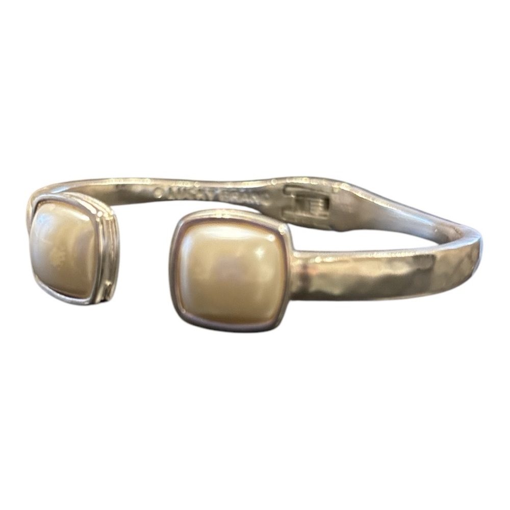 Lucky Brand Pearl Hinge Cuff All Occasion Easy on/off J26